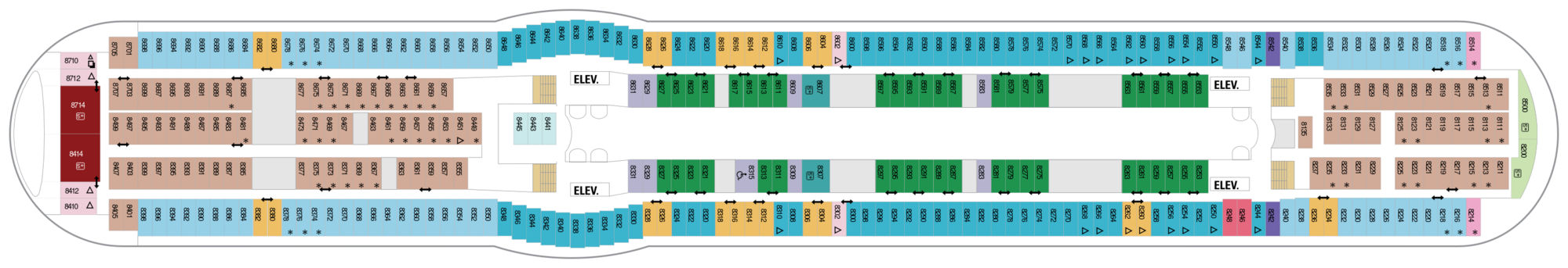 Deck 8 plan